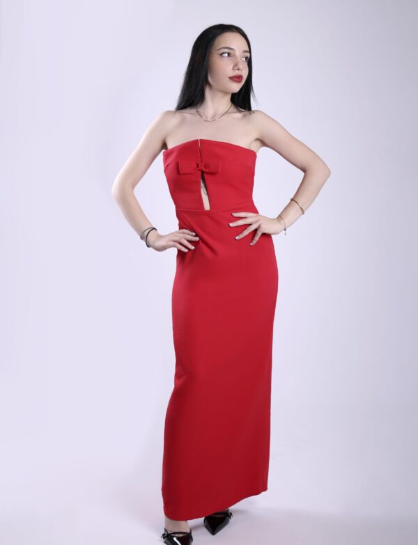 Κόκκινο Φόρεμα φιόγκος🎀