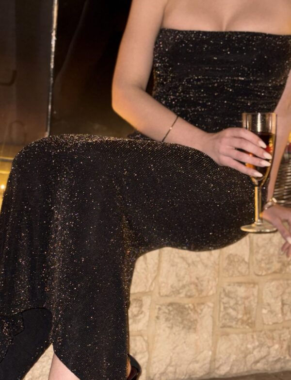 Strapless Midi Dress